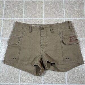 Vintage Abercrombie & Fitch Shorts Women's 6 Military Mini Utility Cargo Y2K